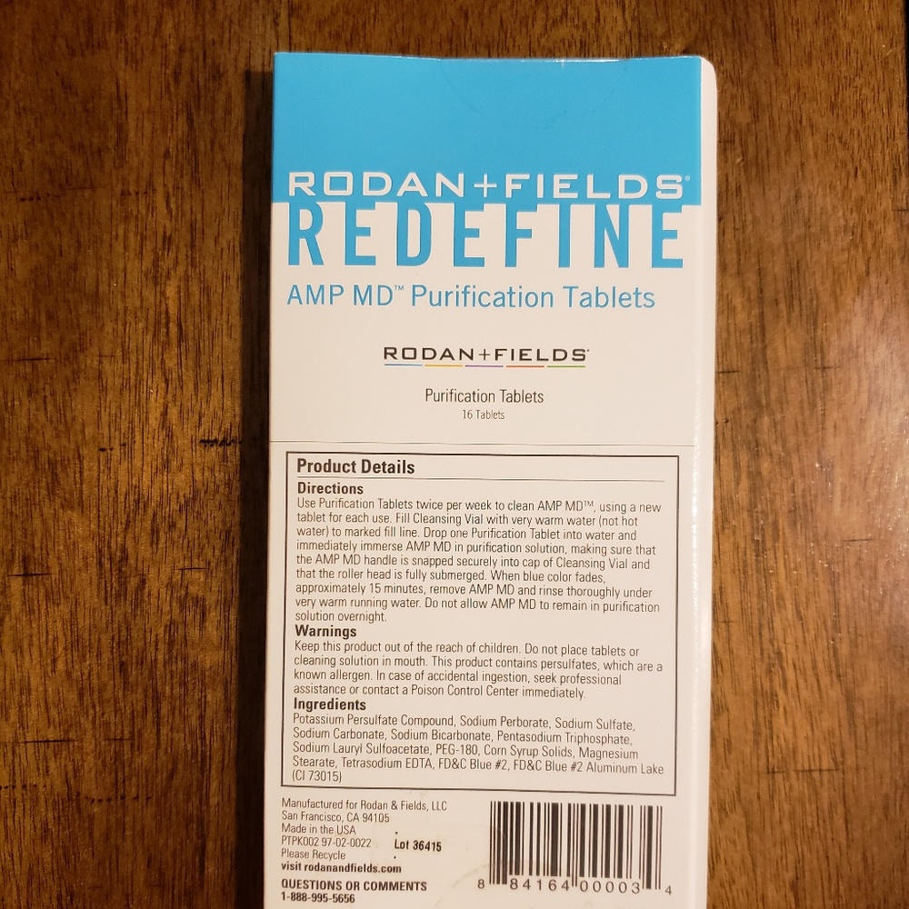 Rodan and Fields Purification Tablets